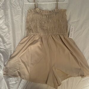 COPY - Bishop + Young tan romper #bishop+young #romper